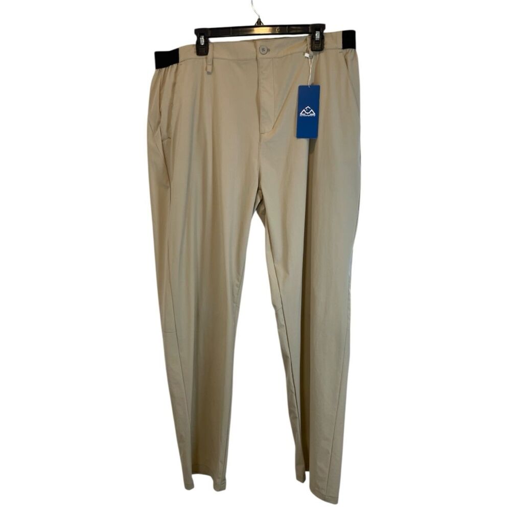 Outdoor Sports Men's Lightweight Stretch Chino Pants - Beige size 40